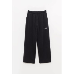 MARTINE ROSE BLACK WASHED WIDE LEG SWEATPANT